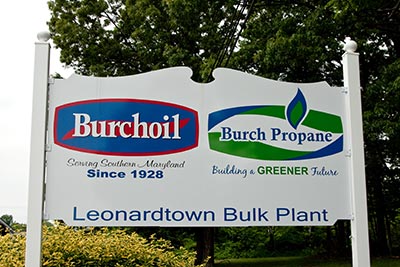 Burch Propane Sign